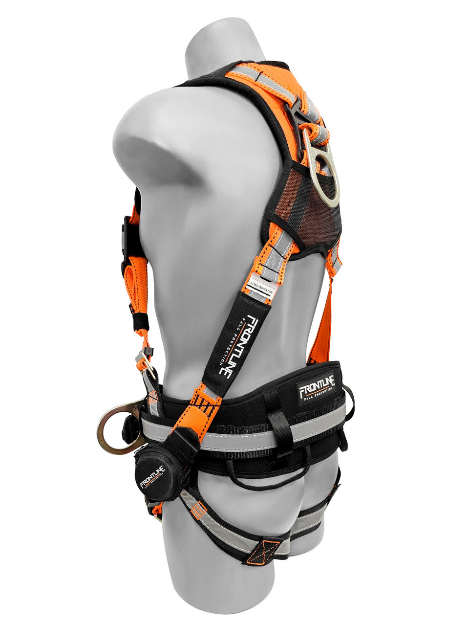 Frontline 100RCTB Combat™  Reflective Construction Full Body Harness with Tongue Buckle Legs and Trauma Straps
