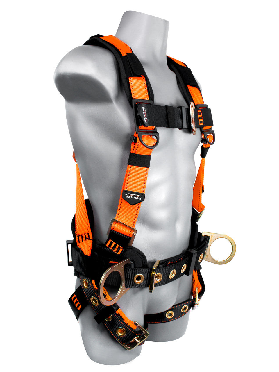 Frontline 50CTB Combat™ Construction Style Full Body Harness with Tongue Buckle Belt & Legs