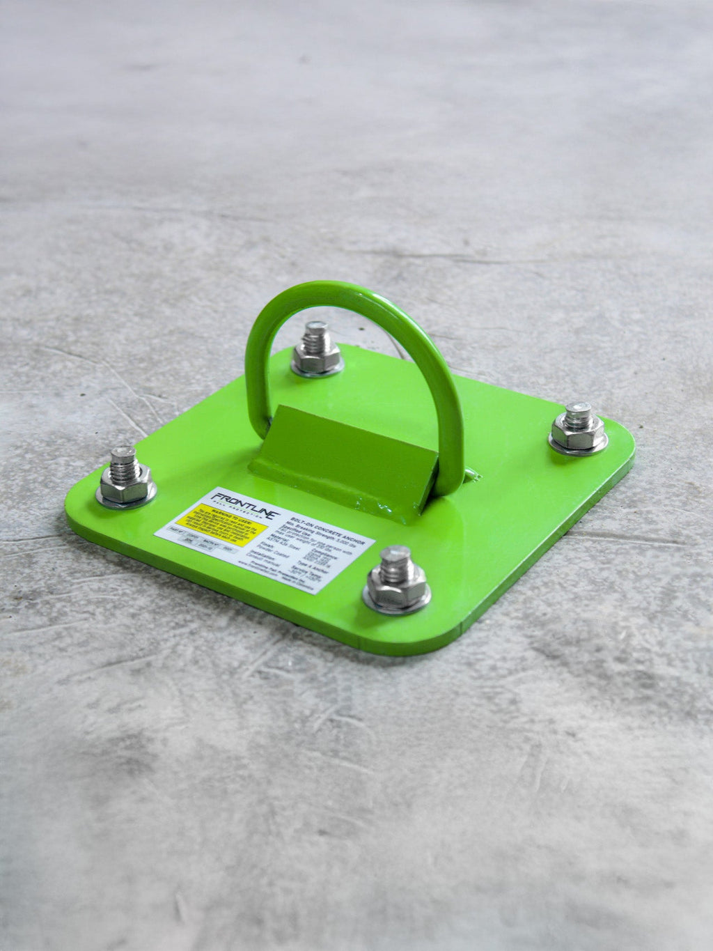 Frontline COP01 Concrete and Steel D-Ring Reusable Anchor Plate