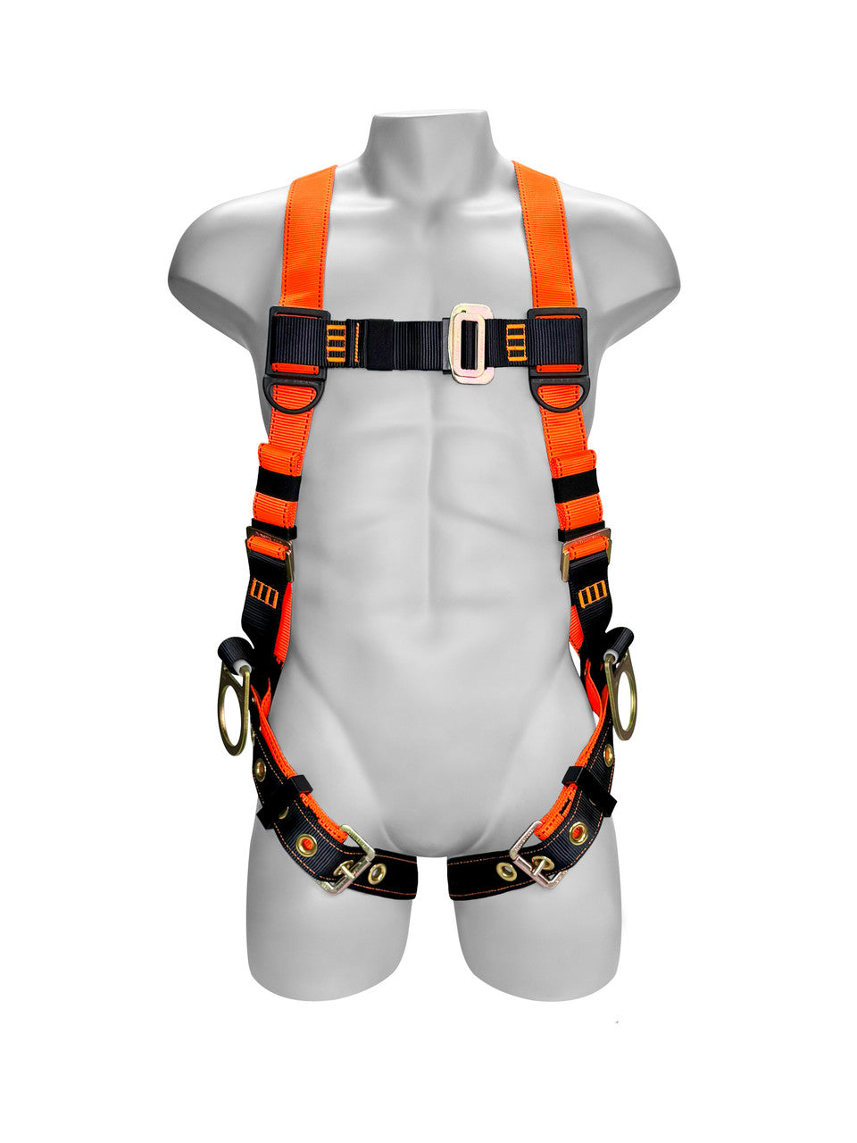 Frontline 100VTB-UN-3D Combat™ Economy Series Full Body Positioning Harness with 3D Rings (Uni)