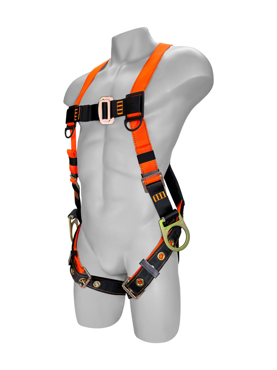 Frontline 100VTB-UN-3D Combat™ Economy Series Full Body Positioning Harness with 3D Rings (Uni)