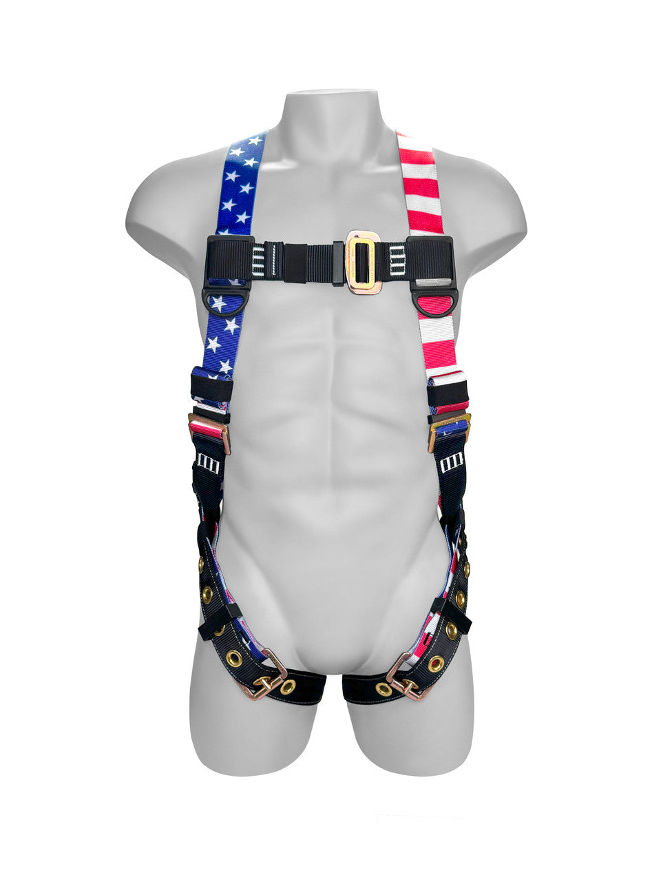 Frontline 100VTB-AM Combat™ American Style Economy Series Full Body Harness with Tongue Buckle Legs (Uni)