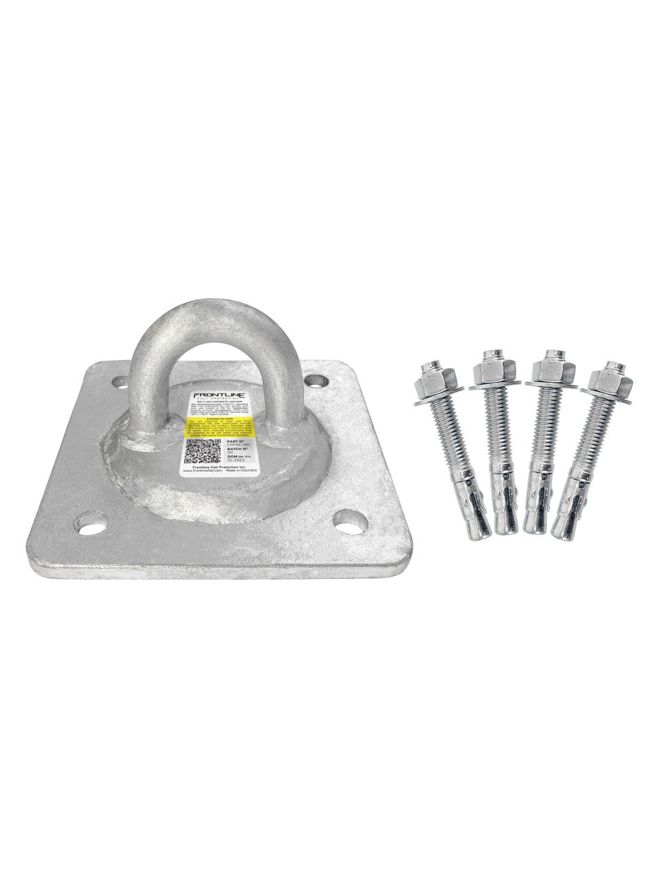 Frontline COP02-10K Concrete and Steel 10k Lbs Reusable Anchor Plate