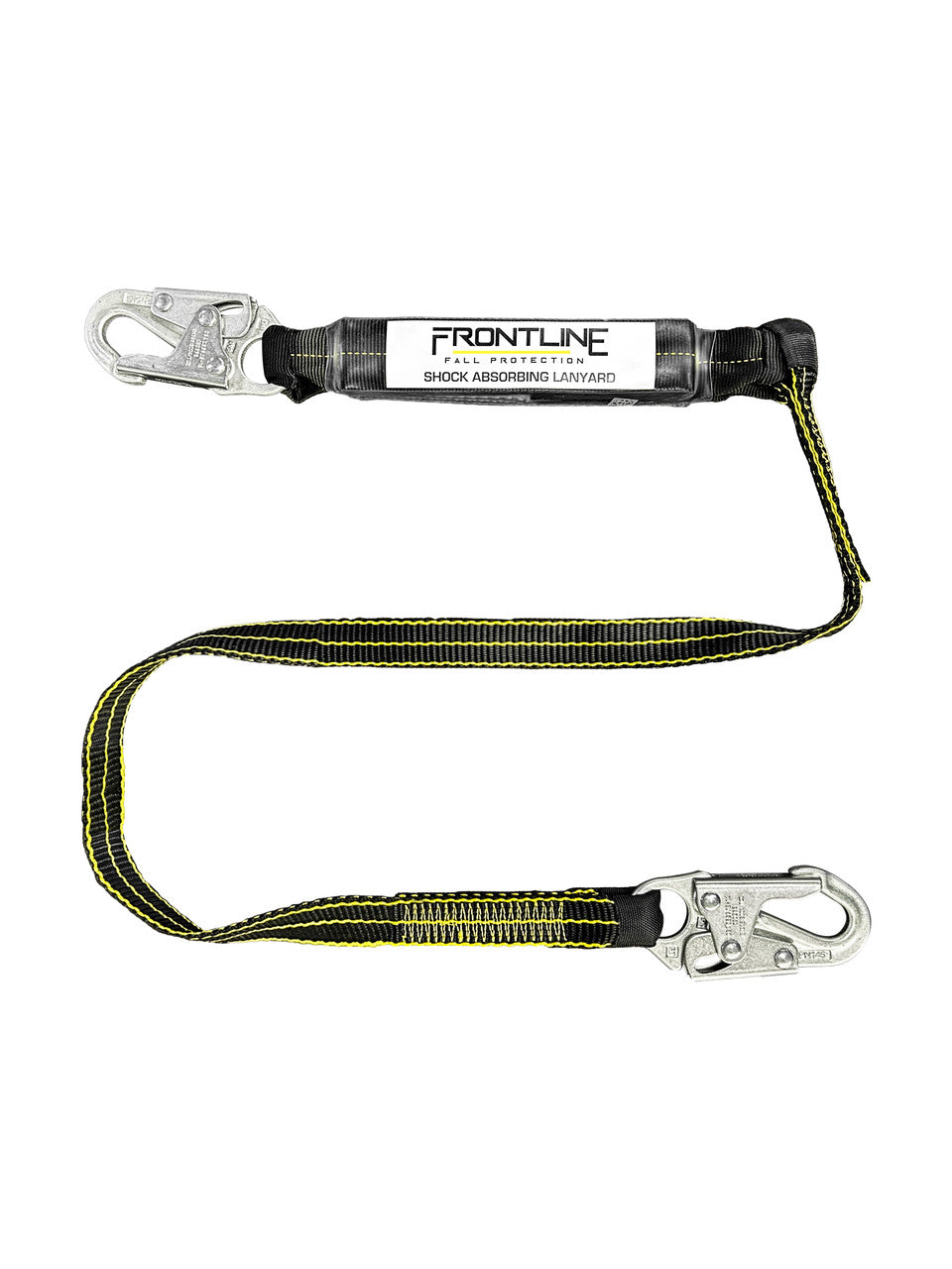 Frontline LIS61SDL Oil and Gas 6' Single Leg Lanyard with Snap Hooks