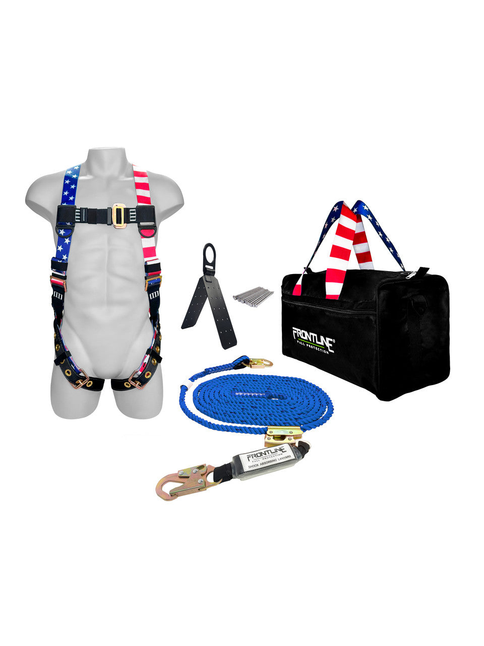 Frontline RK5PTB50-AM Combat™ American Style Complete Roofers Kit with 50' VLL