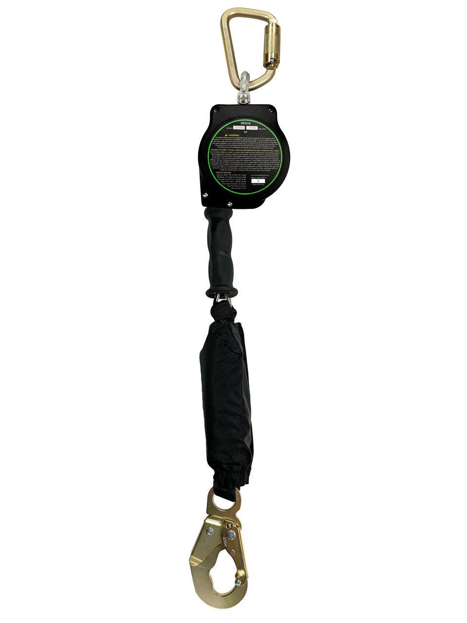 Frontline RPG10 Cable Single Leg SRL with Steel Snap Hook End (10 ft)