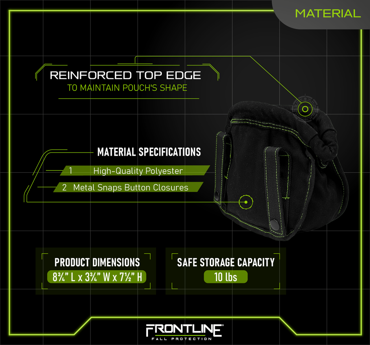 Frontline BP10L ToolGrip™ 10 lbs Tool Pouch (Large)