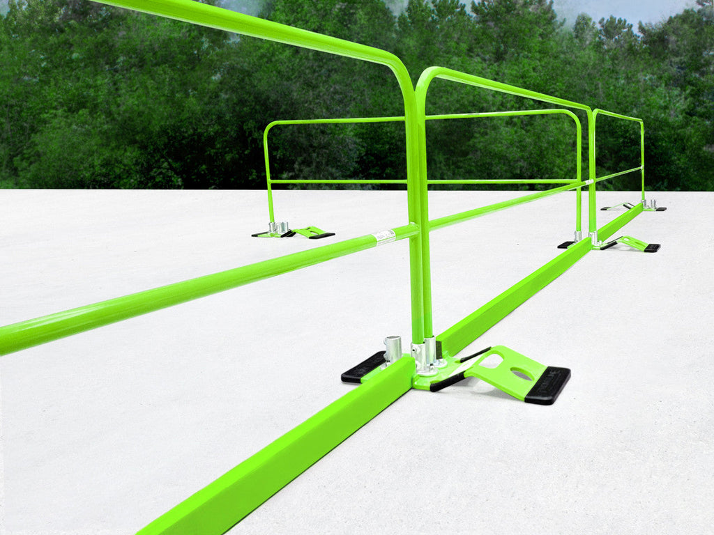 Frontline GUS10 Guardrail System Non-Penetrating Complete 100' Kit - OSHA Compliant