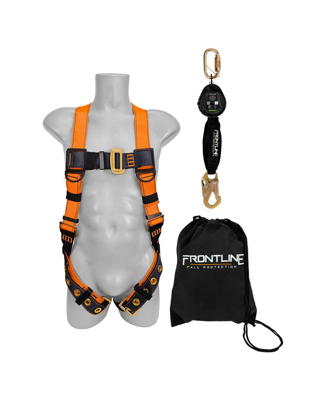 Frontline K100-RPW061S Combat™ Compliance Kit - Harness, 6' SRL and Drawstring Bag
