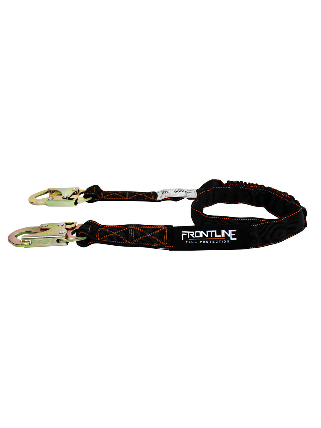 Frontline LIS61S Combat™ 6' Single Leg Snaphook Lanyard with Internal Shock Absorber
