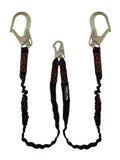 Frontline LIS62R Combat™ Twin Leg 6' Rebar Hook Lanyard with Internal Shock Absorber