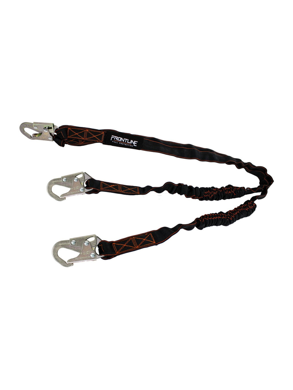Frontline LIS62S Combat™ 6' Double Leg Snaphook Lanyard with Internal Shock Absorber