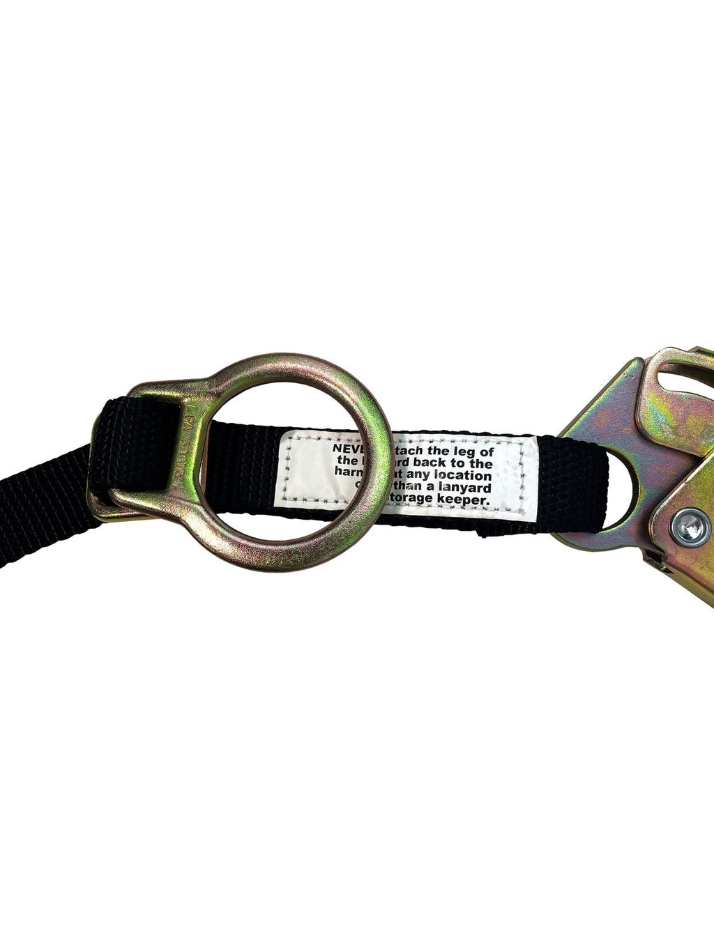 Frontline LPO62RADJ Combat™ 6' Tie-Back Double Leg Shock Absorbing Lanyard with Rebar Hooks