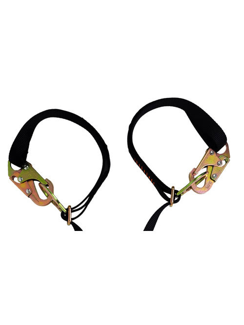 Frontline LPO62SADJ Combat™ 6' Tie-Back Double Leg  Shock Absorbing Lanyard with Snaphooks