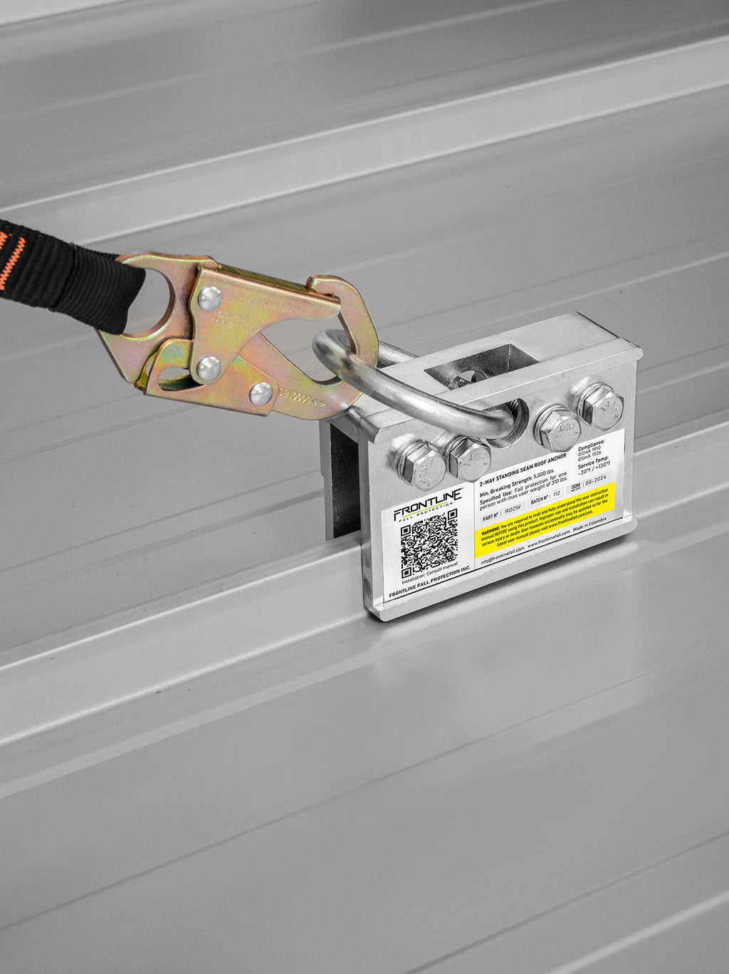 Frontline RO2W 2-Way Standing Seam Roof Anchor