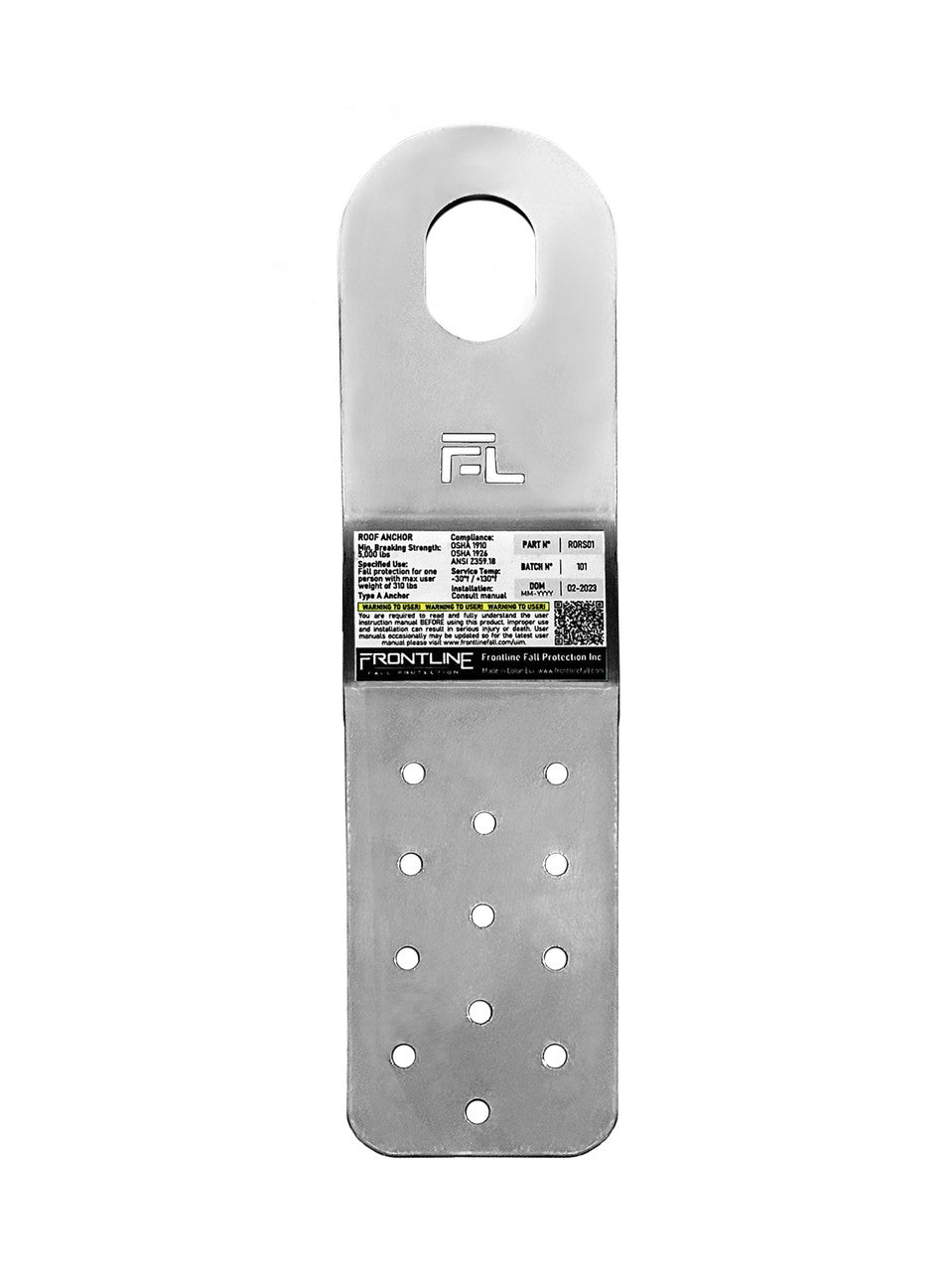 Frontline RORS01 Residential PitchFast Roof Anchor