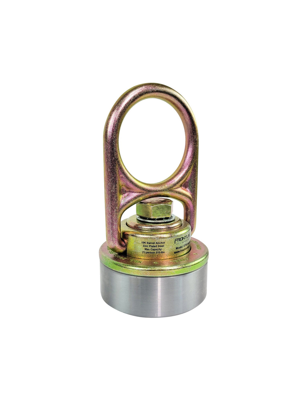 Frontline STMP10K-WO + STM10K-SA MEGA Swivel 10k Steel Anchor with Weld-on Puck