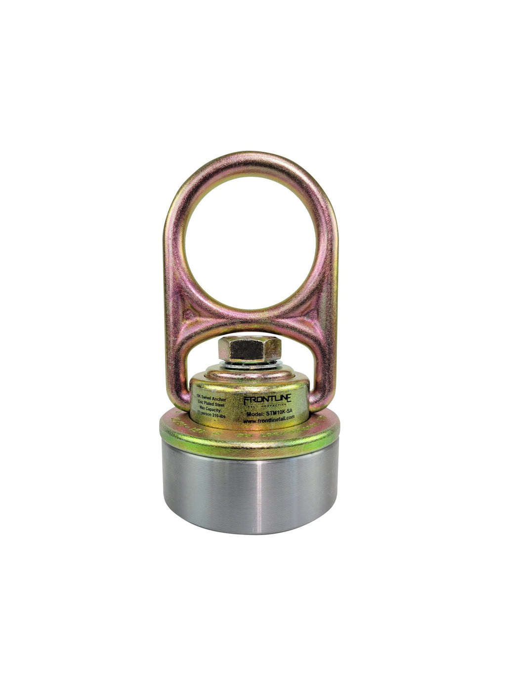 Frontline STMP10K-WO + STM10K-SA MEGA Swivel 10k Steel Anchor with Weld-on Puck