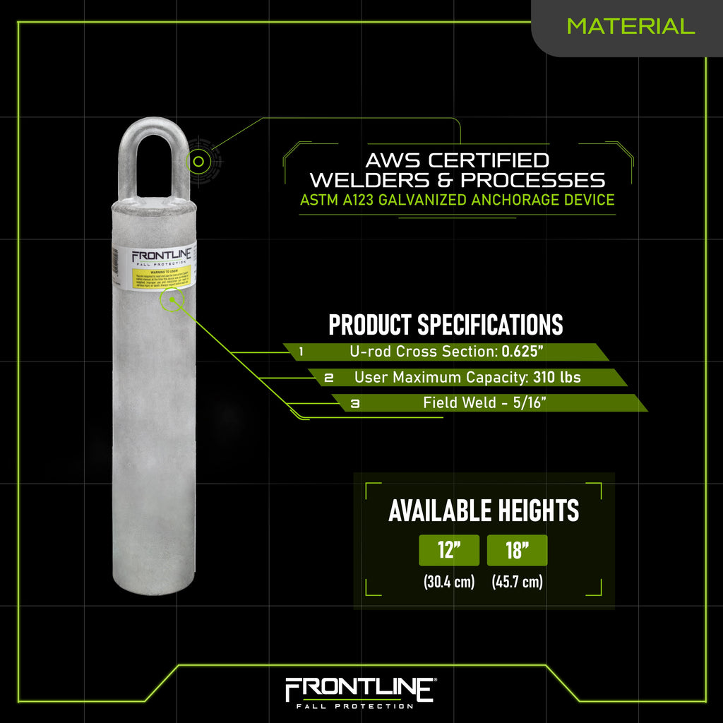 Frontline RW Weld-on Commercial Anchor