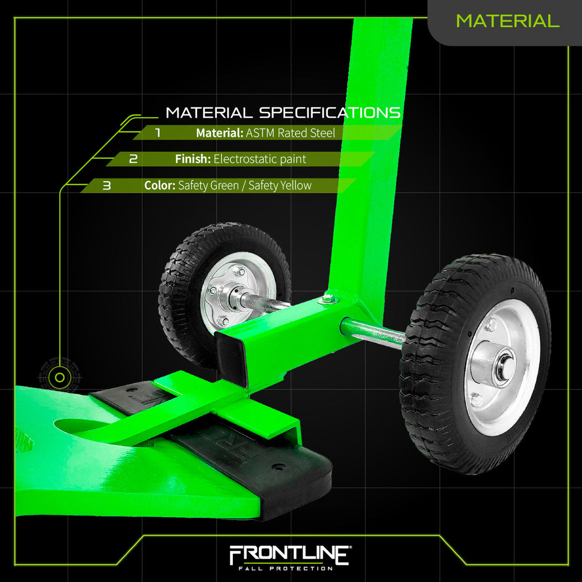 Frontline GUBDO Guardrail Base Lifting Dolly