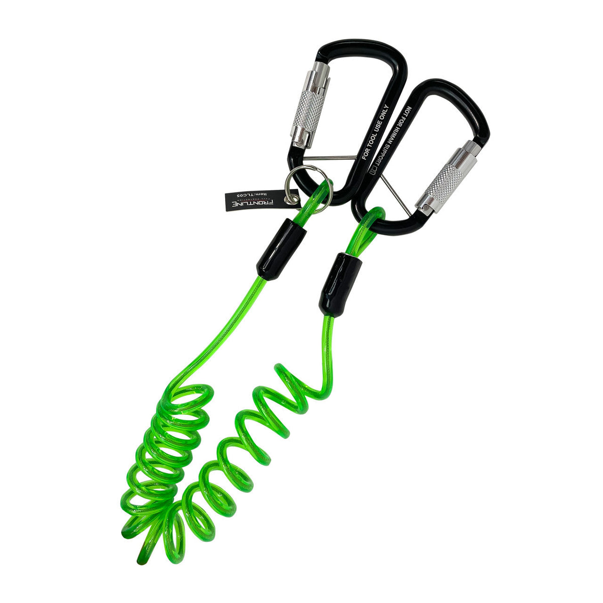 Frontline TLC05 ToolGrip™ Coil Tool Tether 5 lbs with Double Self-locking Aluminum Carabiner