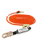 Frontline VLPR3L Premium Vertical Lifeline with Self-Tracking Manual Rope Grab and Shock Pack