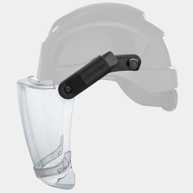 Ceros® Click-and-Go® magnetic face shield with chin guard