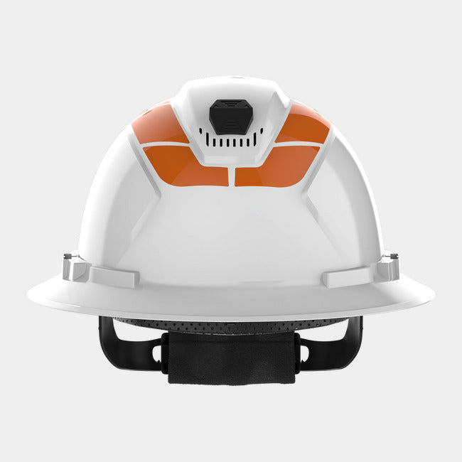 Ceros® full brim hi-vis orange reflective stickers