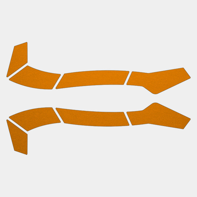 Ceros® XT400 helmet hi-vis orange reflective sticker set