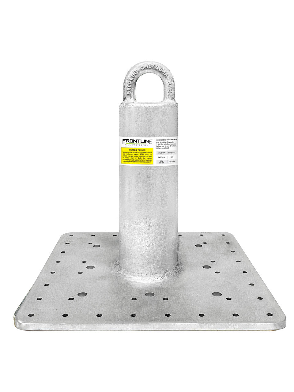 Frontline RO-CAL Commercial Roof Anchor CAL-OSHA Compliant