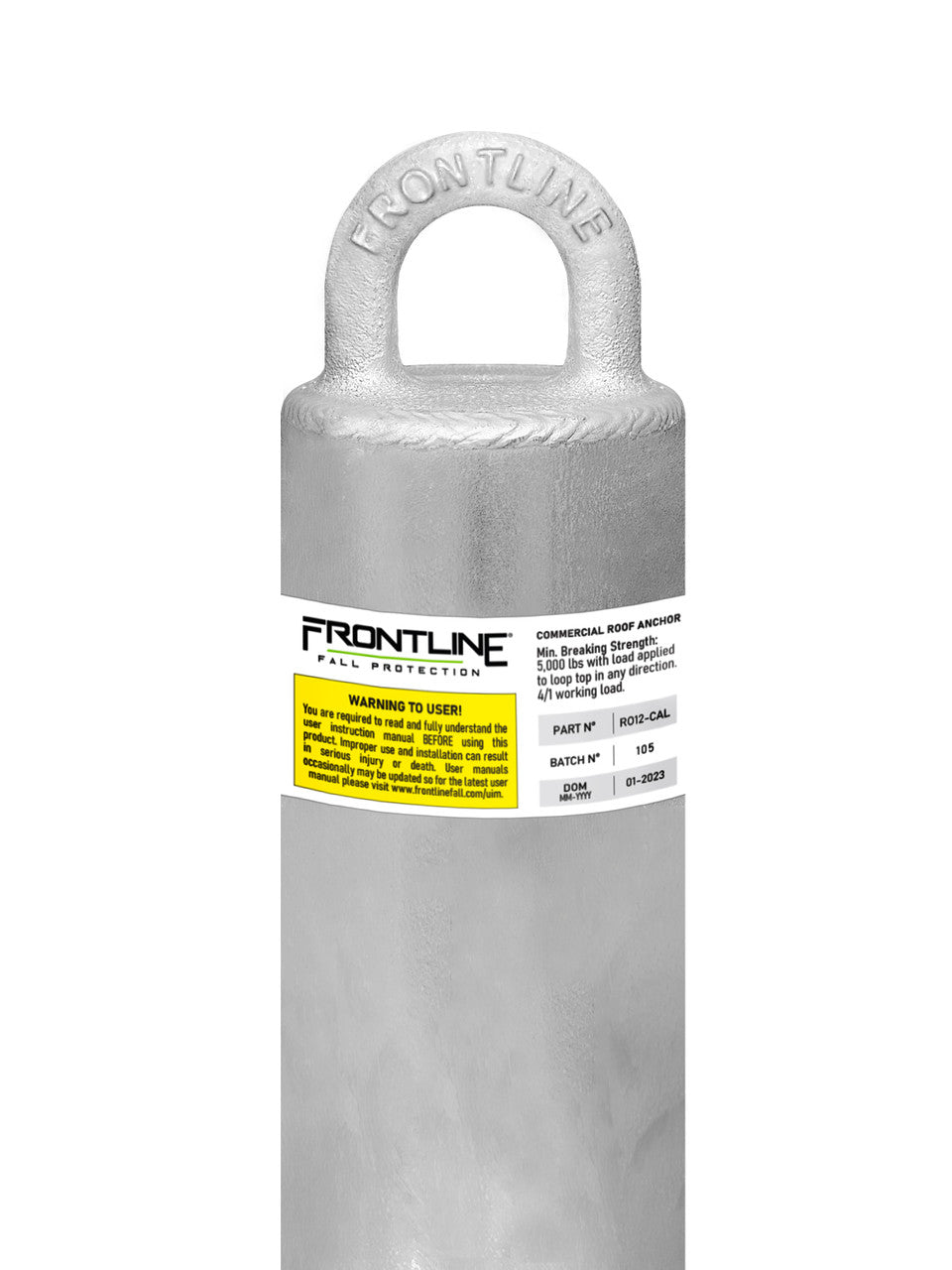 Frontline RO-CAL Commercial Roof Anchor CAL-OSHA Compliant