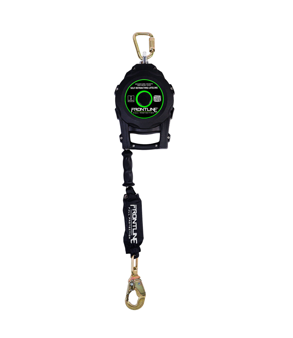 Frontline RPGCLE Leading Edge Cable Single Leg SRL with Steel Snap Hook End with Carry on Handle and Tagline