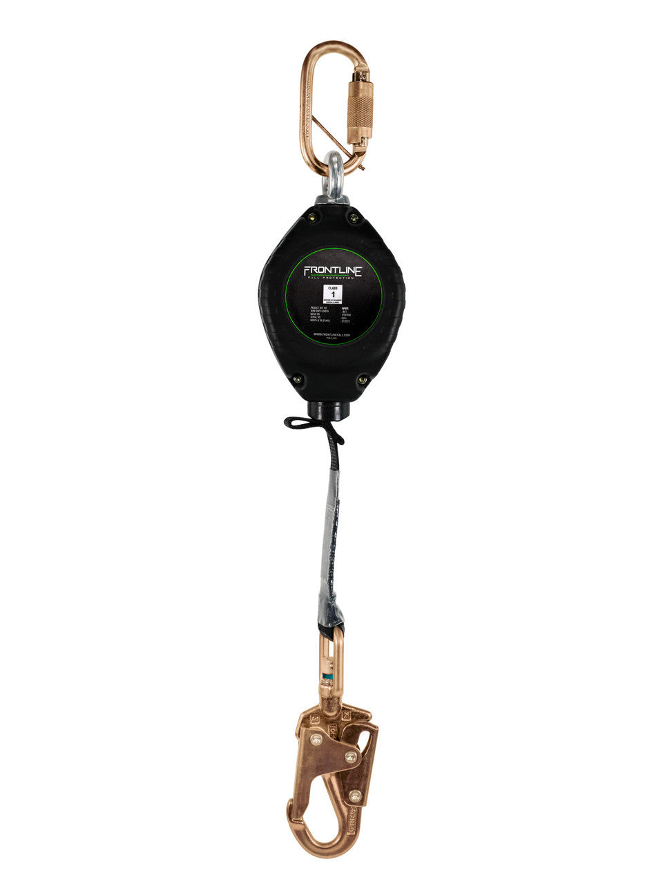 Frontline RPW Web Single Leg SRL with Steel Snap Hook End