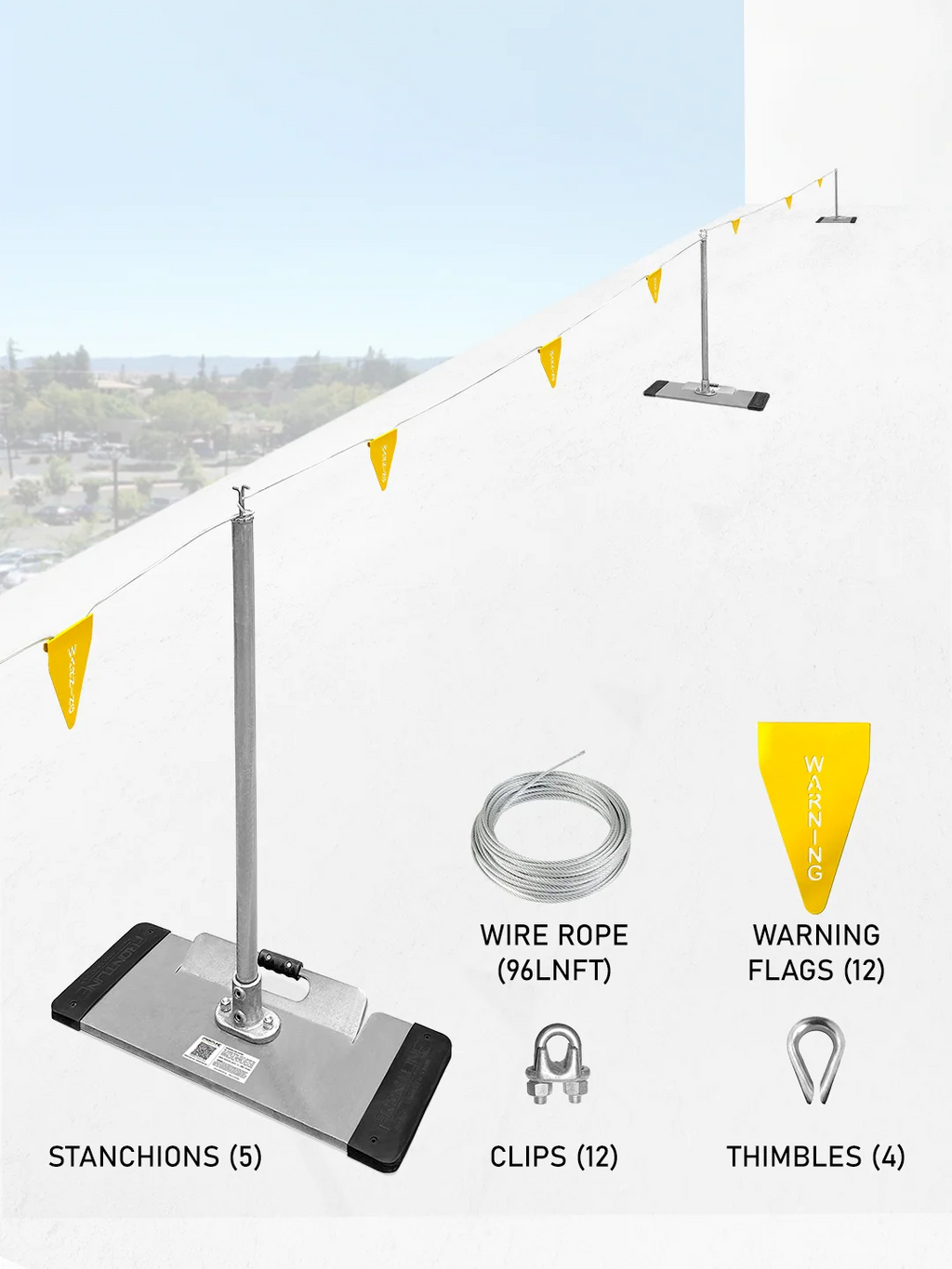 Frontline WLS16 Warning Line System with Base and Handle