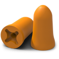 Small orange HexArmor accuFit disposable earplugs