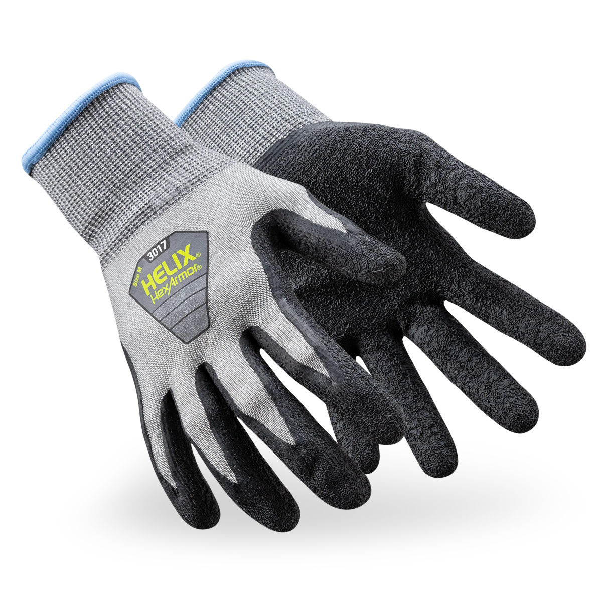 HexArmor Helix 3017 gloves, showing palms and backs
