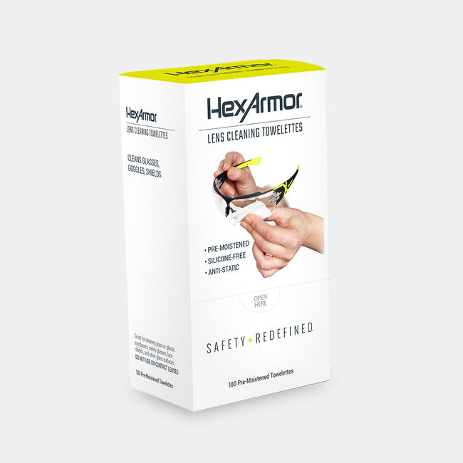 HexArmor® lens cleaning wipes