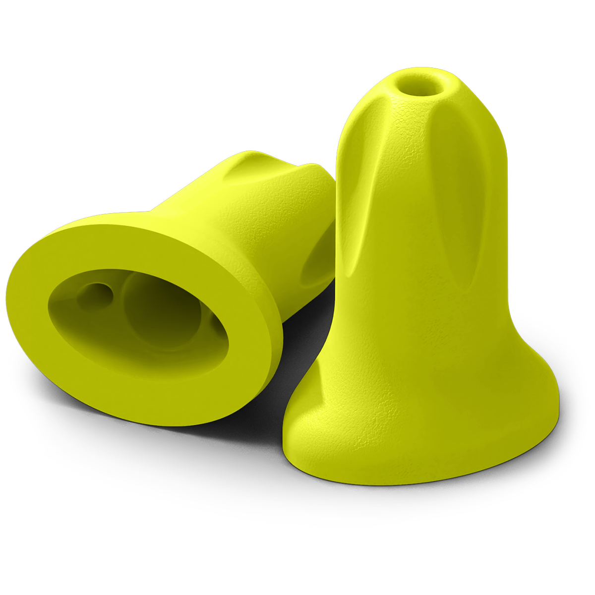 Yellow-green HexArmor safeComm disposable earplugs