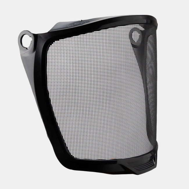 Mesh face shield replacement window