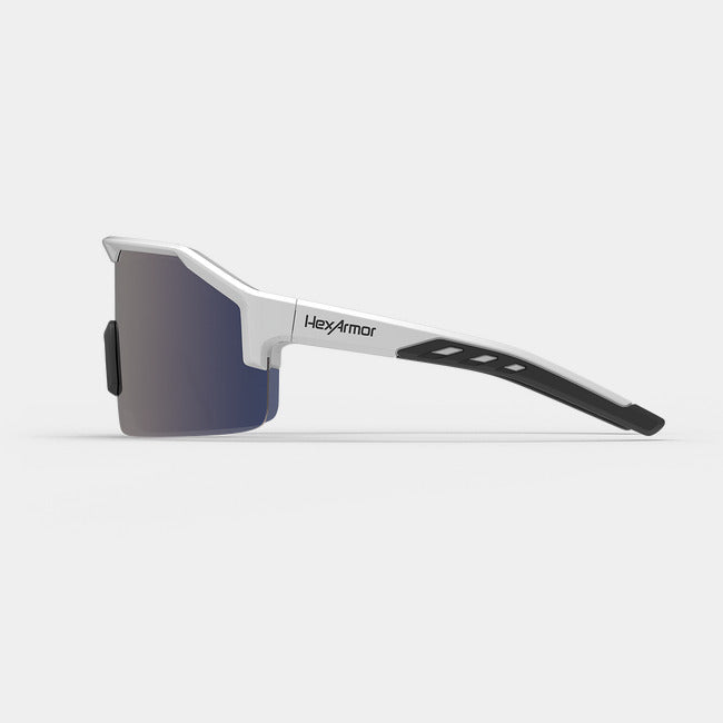 HexArmor Shockwave black & white safety glasses