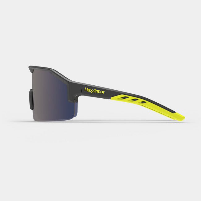 HexArmor Shockwave hi-vis safety glasses