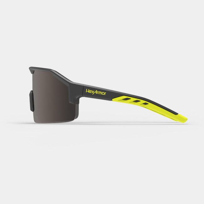 HexArmor Shockwave hi-vis safety glasses